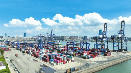上半年海口货物进出口总值425.59亿元